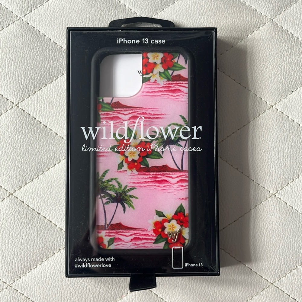 iPhone 13 Wildflower Case - Pink Island